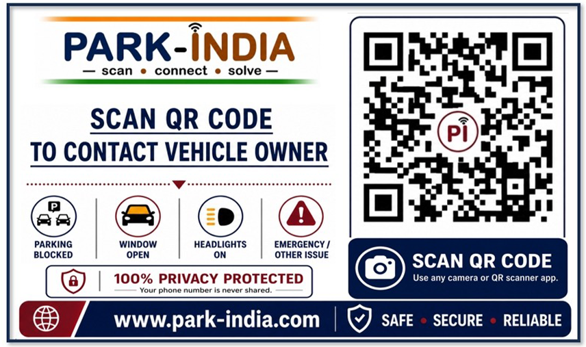 Park India QR Tag