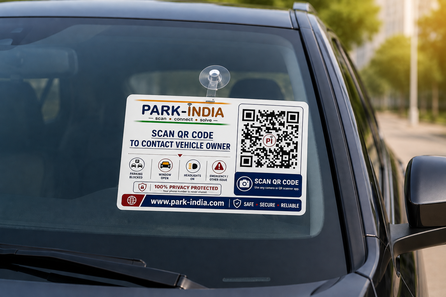 Park India QR Sticker